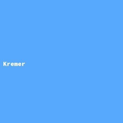 Hersteller: Kremer