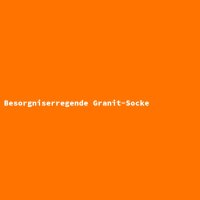 Besorgniserregende Granit-Socke