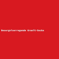 Besorgniserregende Granit-Socke