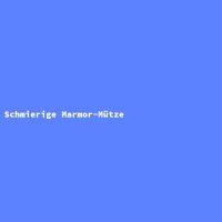 Schmierige Marmor-M&uuml;tze