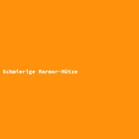 Schmierige Marmor-M&uuml;tze