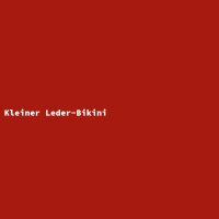 Kleiner Leder-Bikini