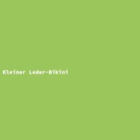 Kleiner Leder-Bikini