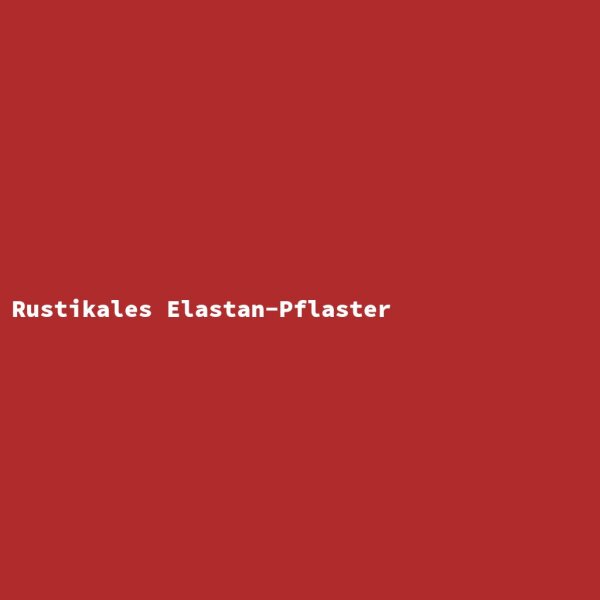 Rustikales Elastan-Pflaster
