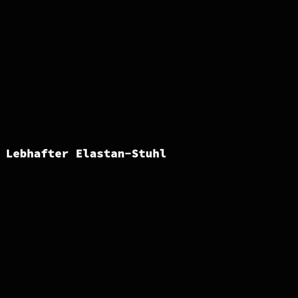 Lebhafter Elastan-Stuhl