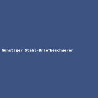 G&uuml;nstiger Stahl-Briefbeschwerer