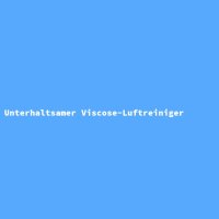 Unterhaltsamer Viscose-Luftreiniger