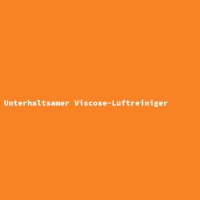 Unterhaltsamer Viscose-Luftreiniger