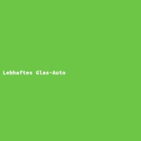 Lebhaftes Glas-Auto