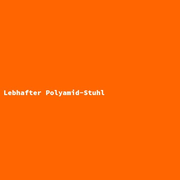 Lebhafter Polyamid-Stuhl