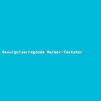 Besorgniserregende Marmor-Tastatur