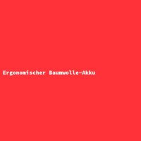 Ergonomischer Baumwolle-Akku