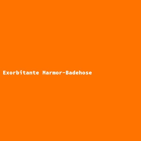 Exorbitante Marmor-Badehose